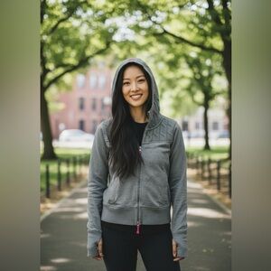 Lululemon - size 4- Fireside Cable Knit Scuba Hoodie